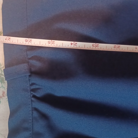 5 for $15 Vintage sz 14 Navy blue 24k pencil skirt - Picture 10 of 12